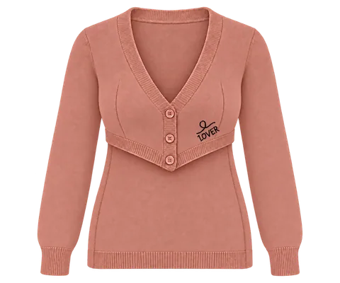 1OVER Longback Cardigan Bra — Coral