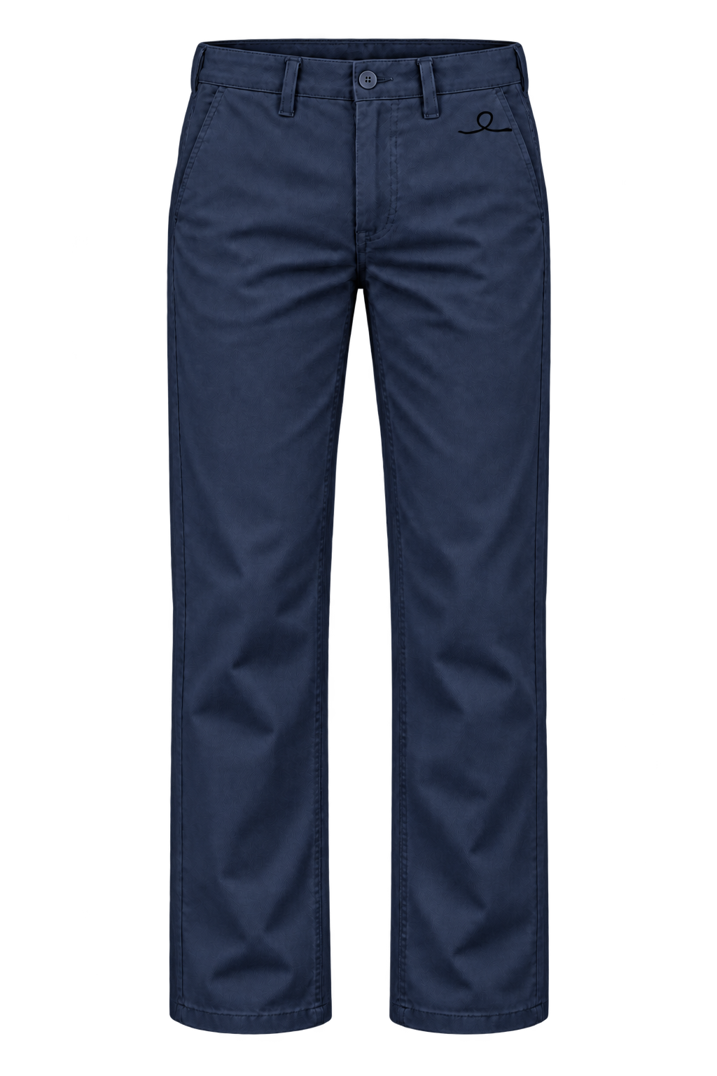 1OVER Ribbon Cotton Chinos — Midnight Navy