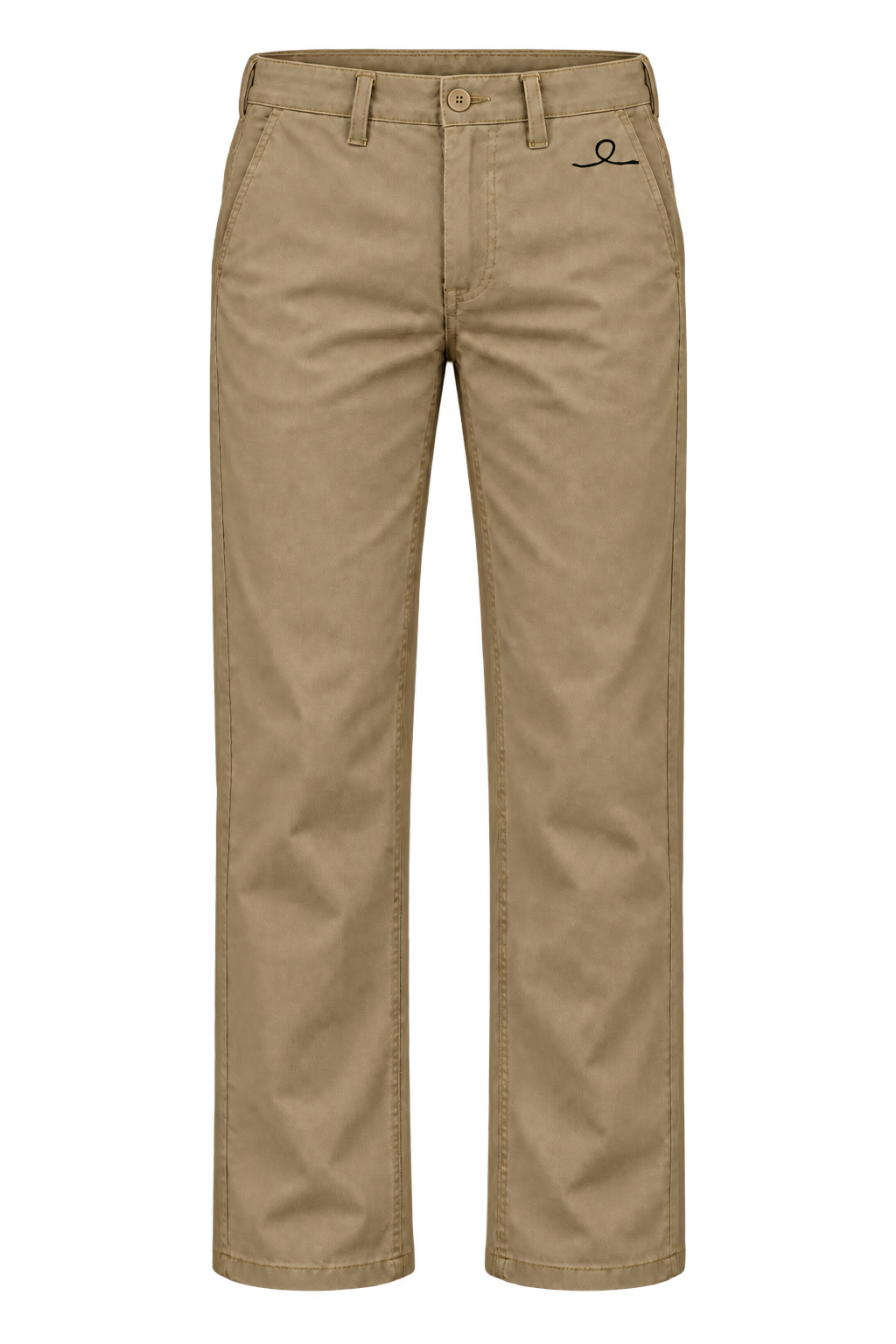 1OVER Ribbon Cotton Chinos — Khaki