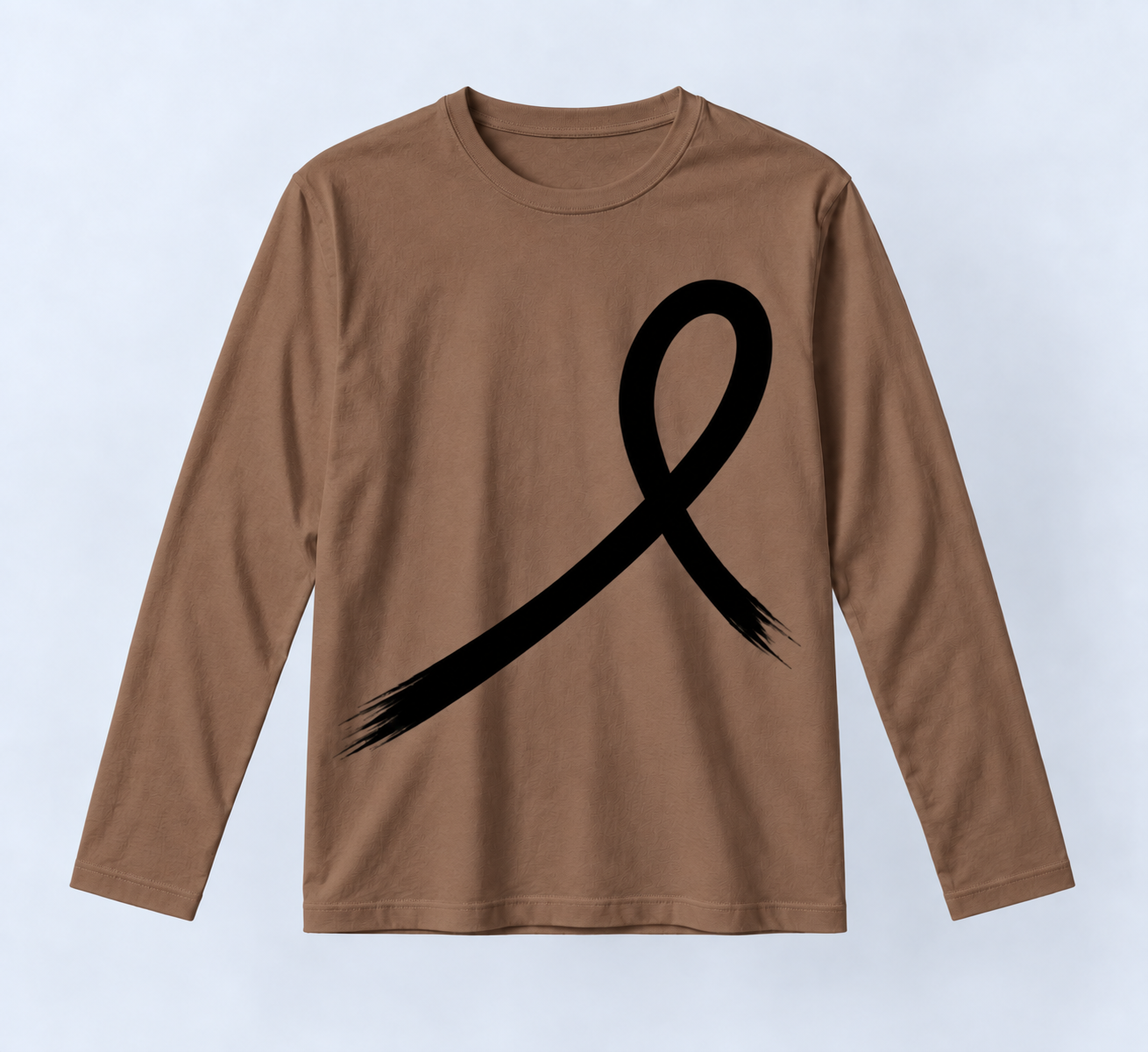 1OVER Ribbon Long Sleeve Tee — Cocoa