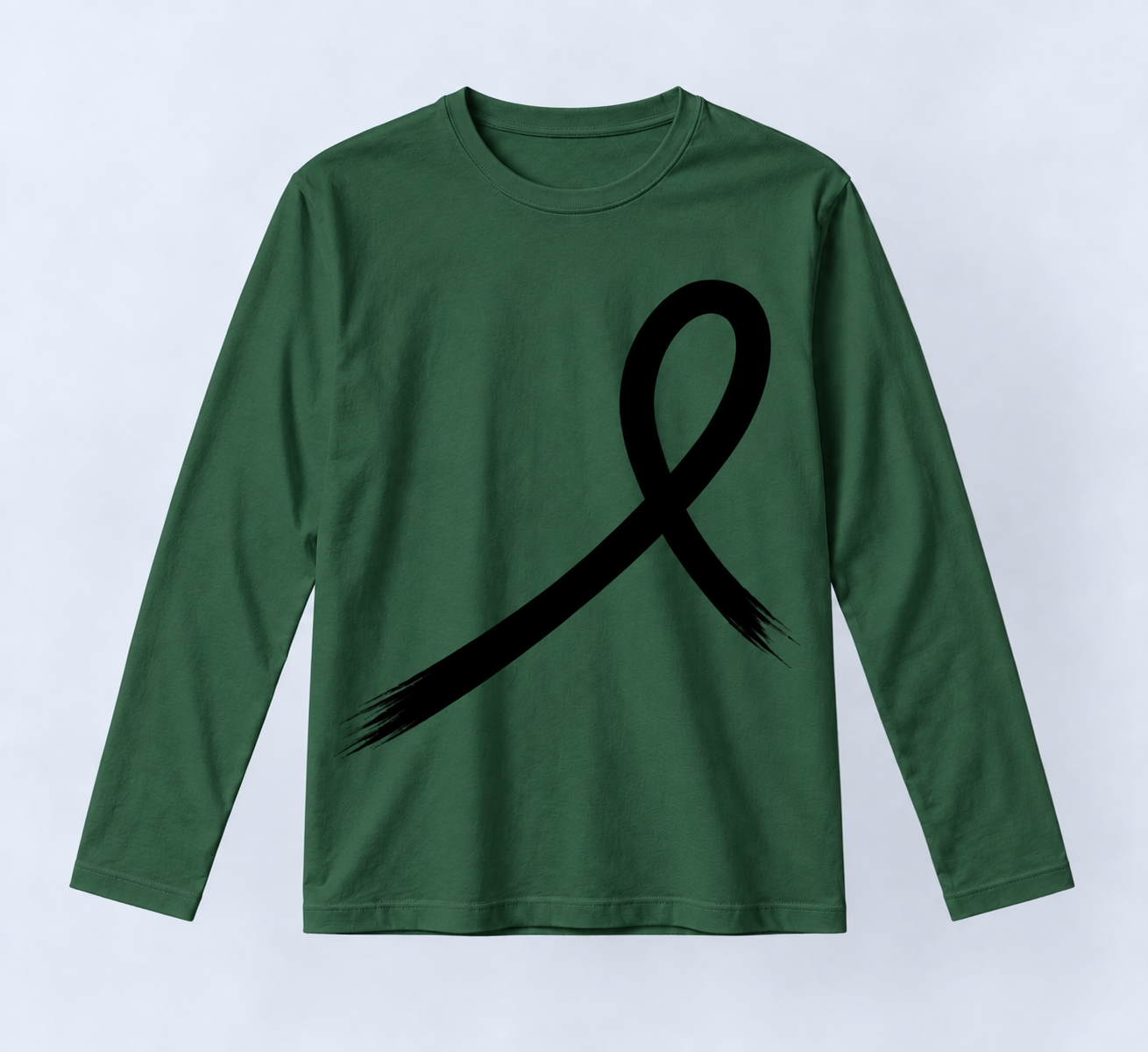 1OVER Ribbon Long Sleeve Tee — Forest