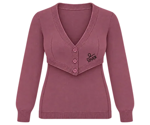 1OVER Longback Cardigan Bra — Berry