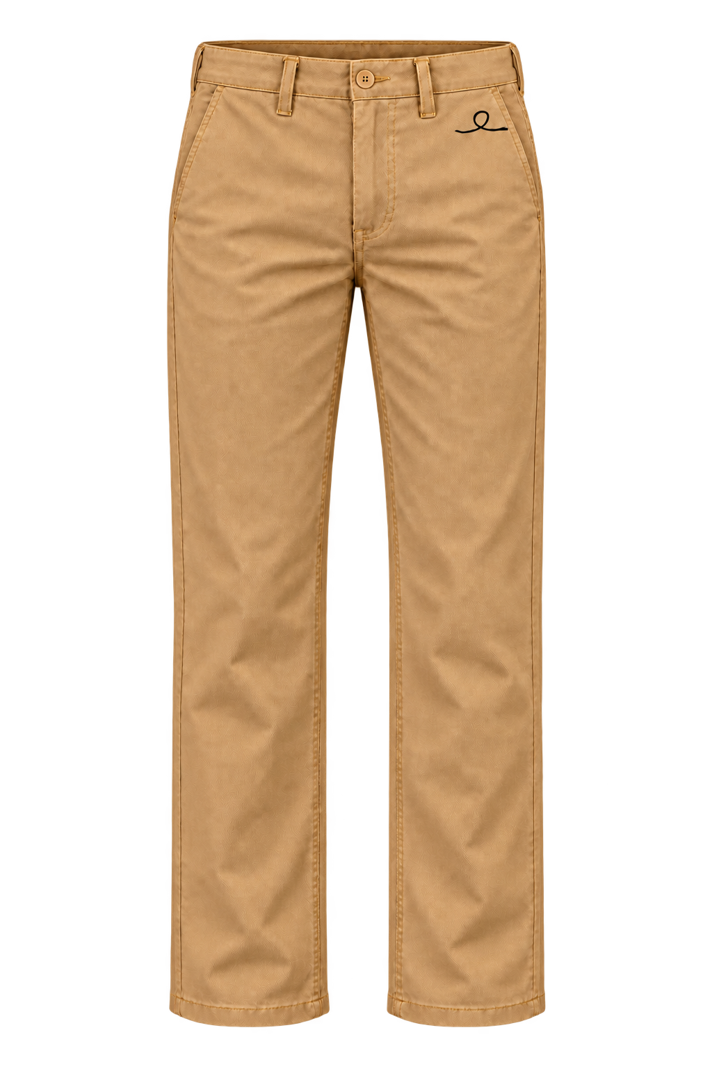 1OVER Ribbon Cotton Chinos — Honey Tan