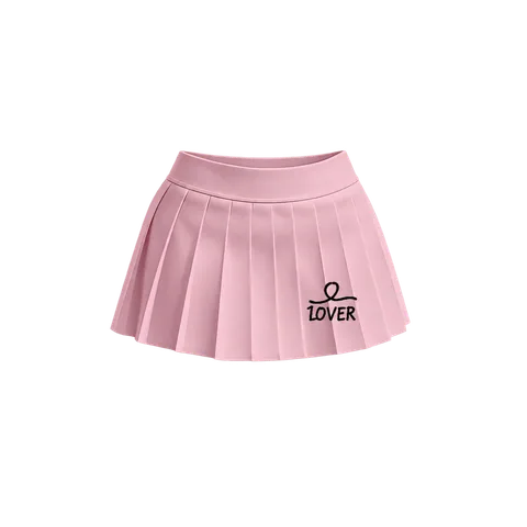 1OVER Pleated Mini Skirt — Lavender