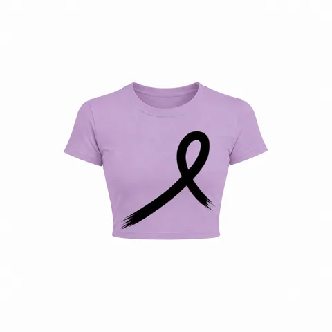 1OVER Women's Crop Tee — Lilac