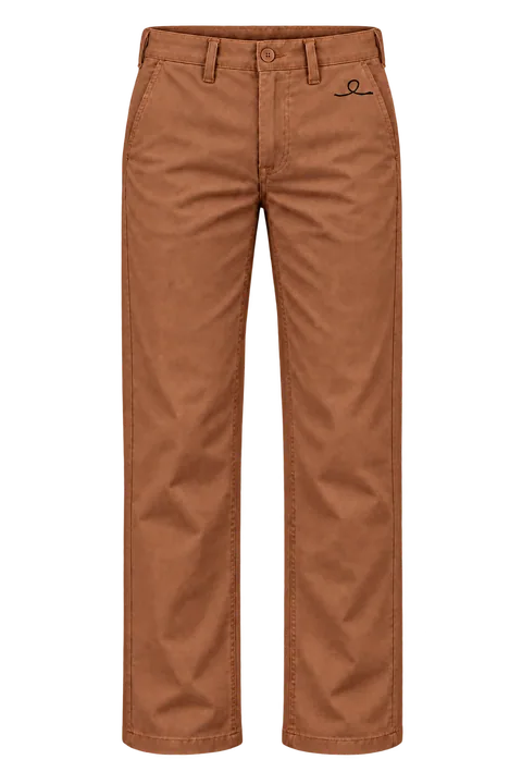 1OVER Ribbon Cotton Chinos — Cinnamon
