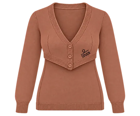 1OVER Longback Cardigan Bra — Terracotta