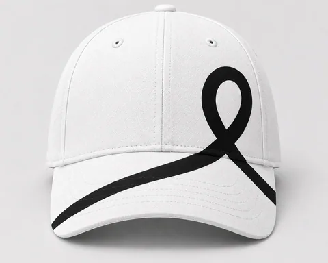 1OVER Ribbon Path Cap — White