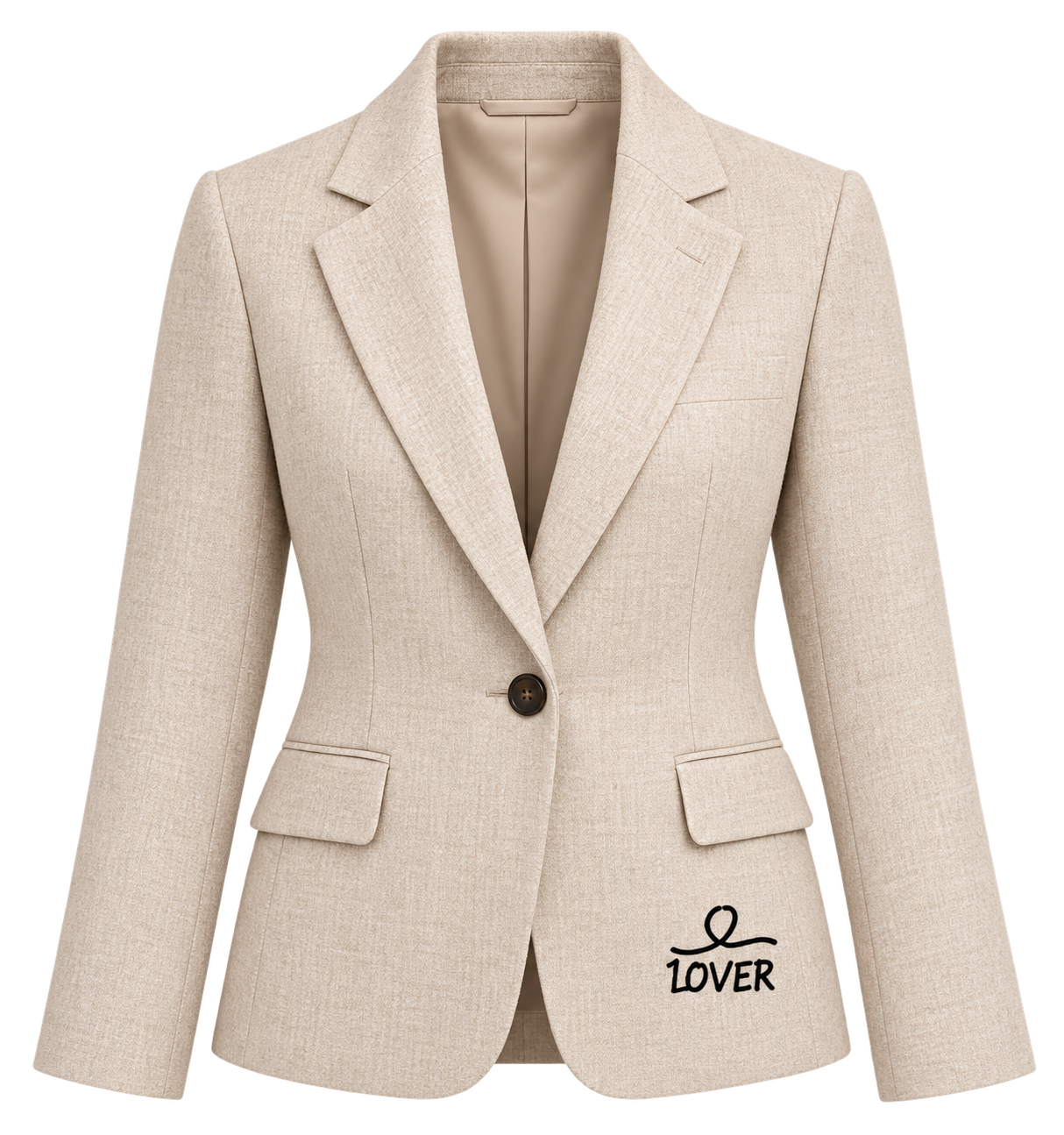 1OVER Women's Tailored Blazer — Oatmeal