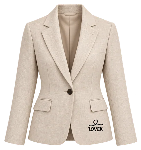 1OVER Women's Tailored Blazer — Oatmeal