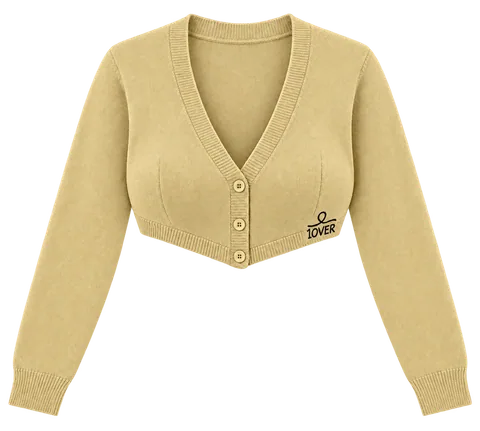 1OVER Cardigan Bra Top — Butter