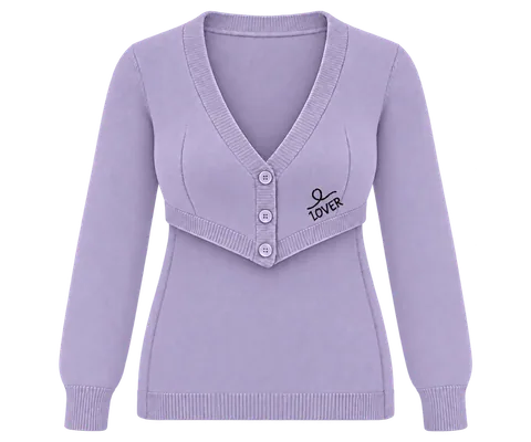 1OVER Longback Cardigan Bra — Lavender