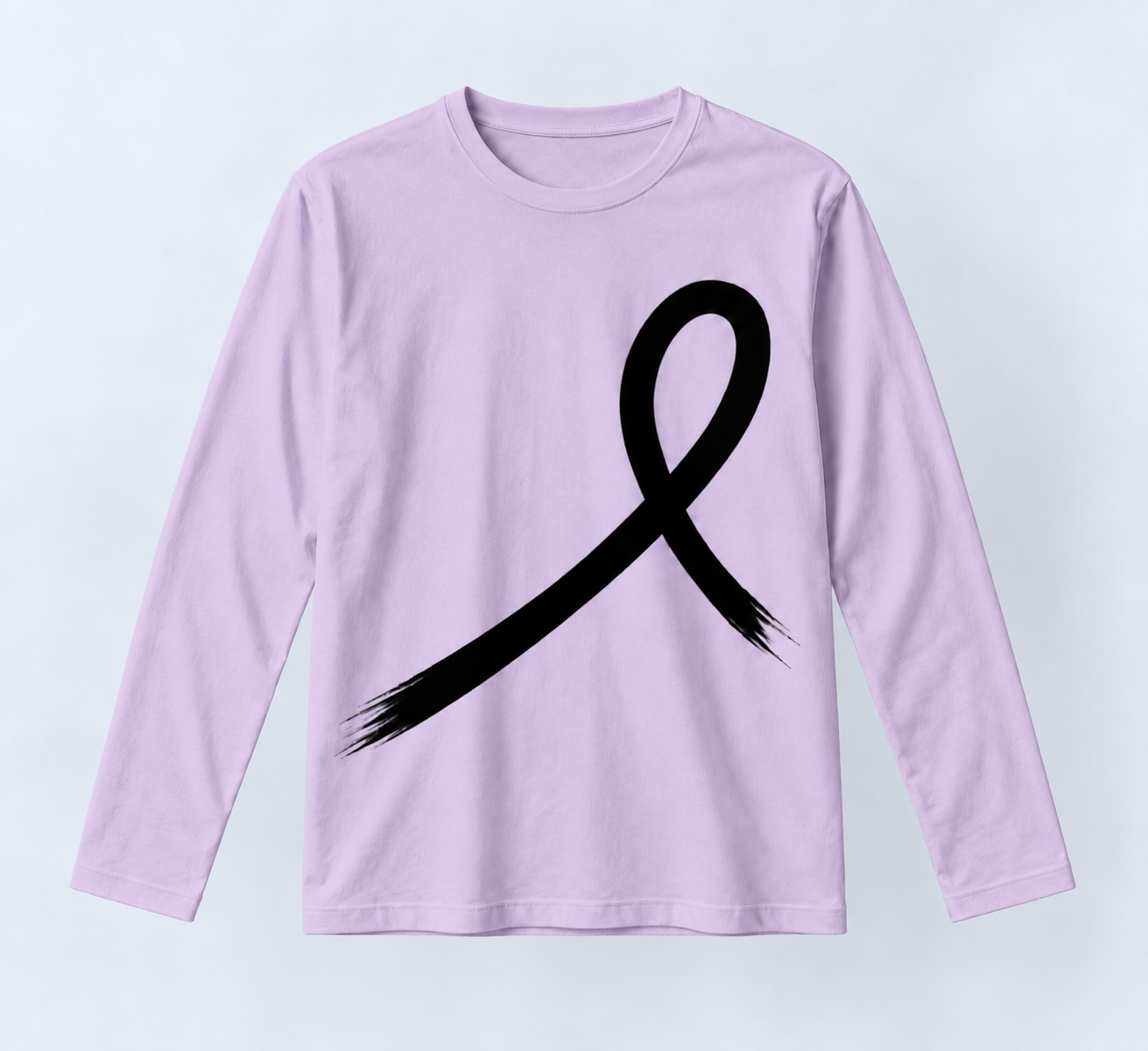 1OVER Ribbon Long Sleeve Tee — Lilac