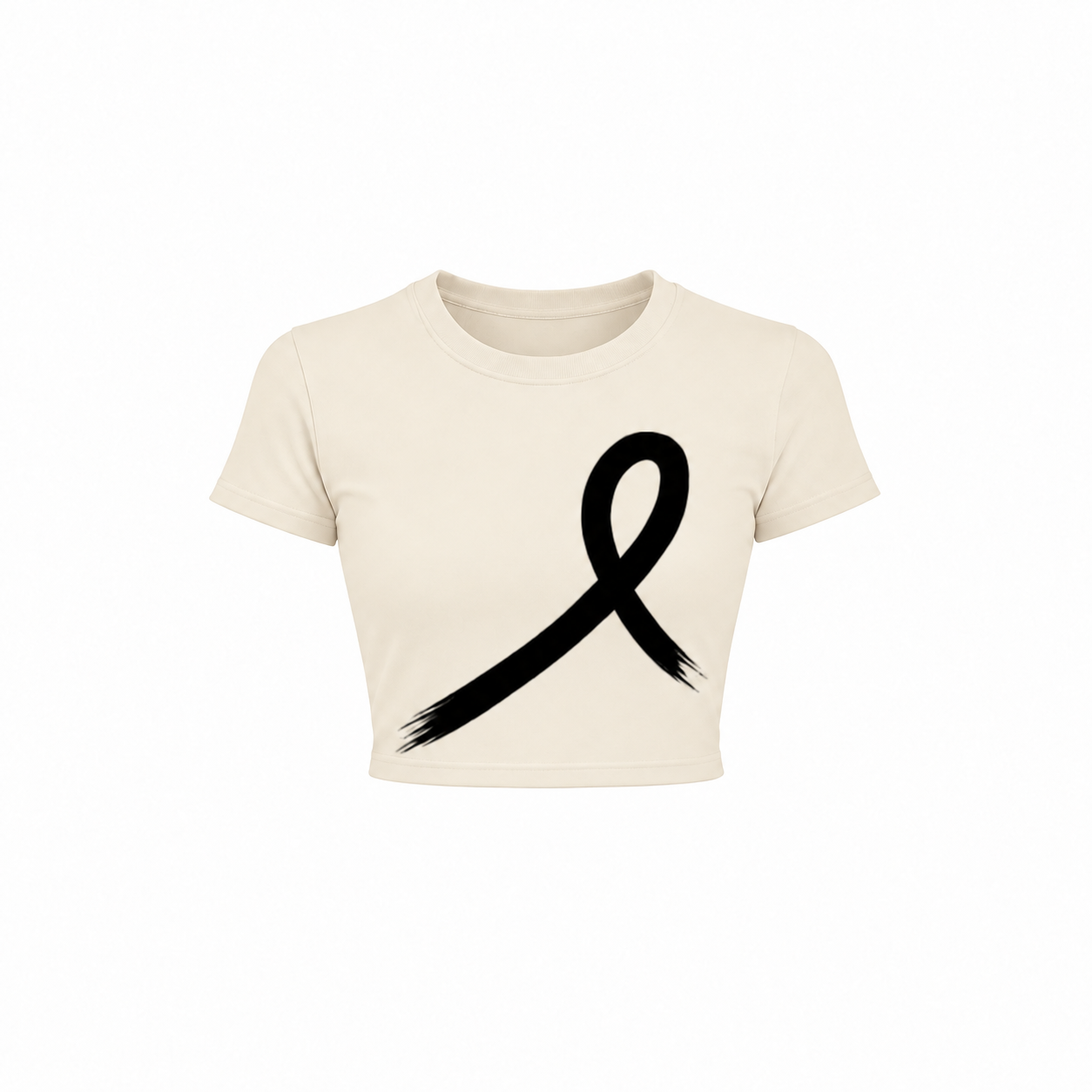 1OVER Women's Crop Tee — Ivory