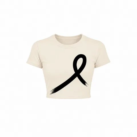 1OVER Women's Crop Tee — Ivory
